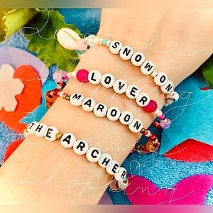 Taylor Swift themed handmade bracelets